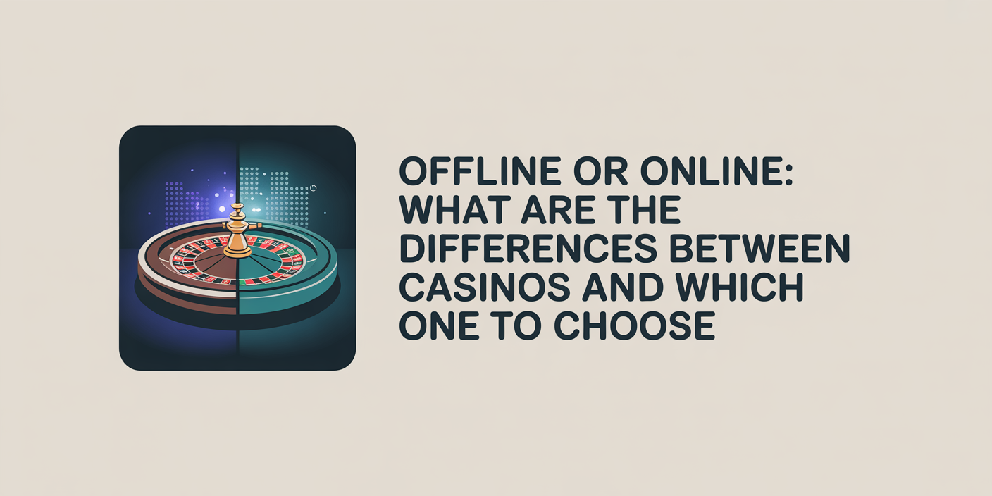 Offline or Online: What Are the Differences Between Casinos and Which One to Choose